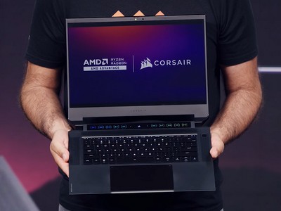 Corsair показала свой первый игровой ноутбук. У него механическая клавиатура