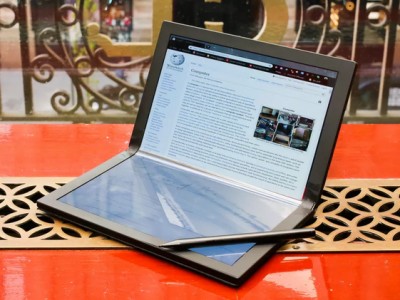 Lenovo показала первый в мире сгибаемый ноутбук